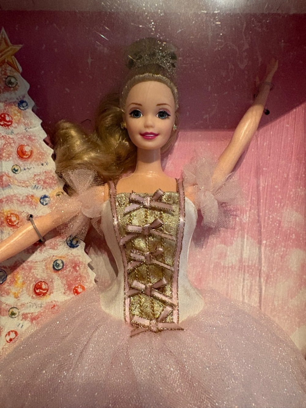 Barbie Pink and Gold Sugar Plum Fairy Doll - Picture 2 of 3